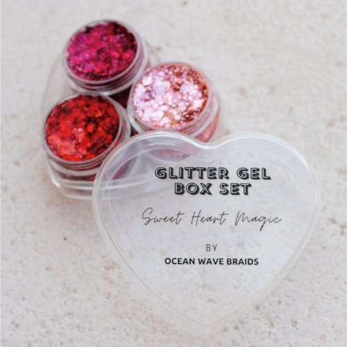 Glitter Gel Box set - Sweet Heart Magic