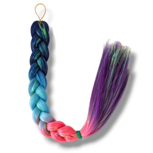 Mermaid Braiding Hair - Blue Moon