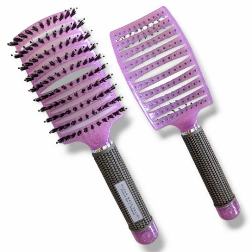 Mermaid Detangling Hair Brush - Pink Sparkle