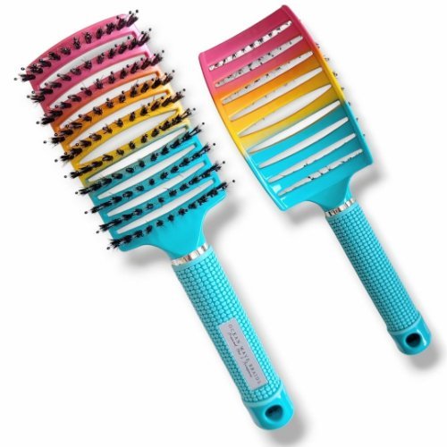 Mermaid Detangling Hair Brush - Rainbow