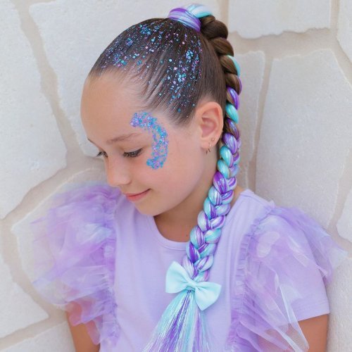 Mermaid Hair Extension - Frosted Lilac