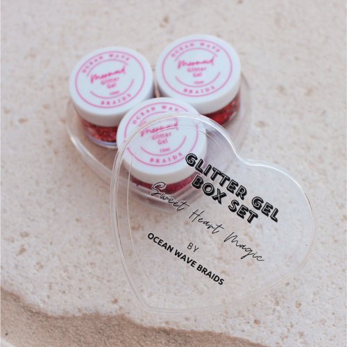 Glitter Gel Box set - Sweet Heart Magic