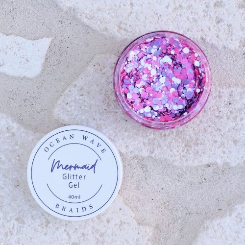 Mermaid Glitter Gel - Purple Peony