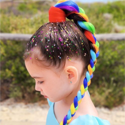 Mermaid Hair Extension - Rainbow